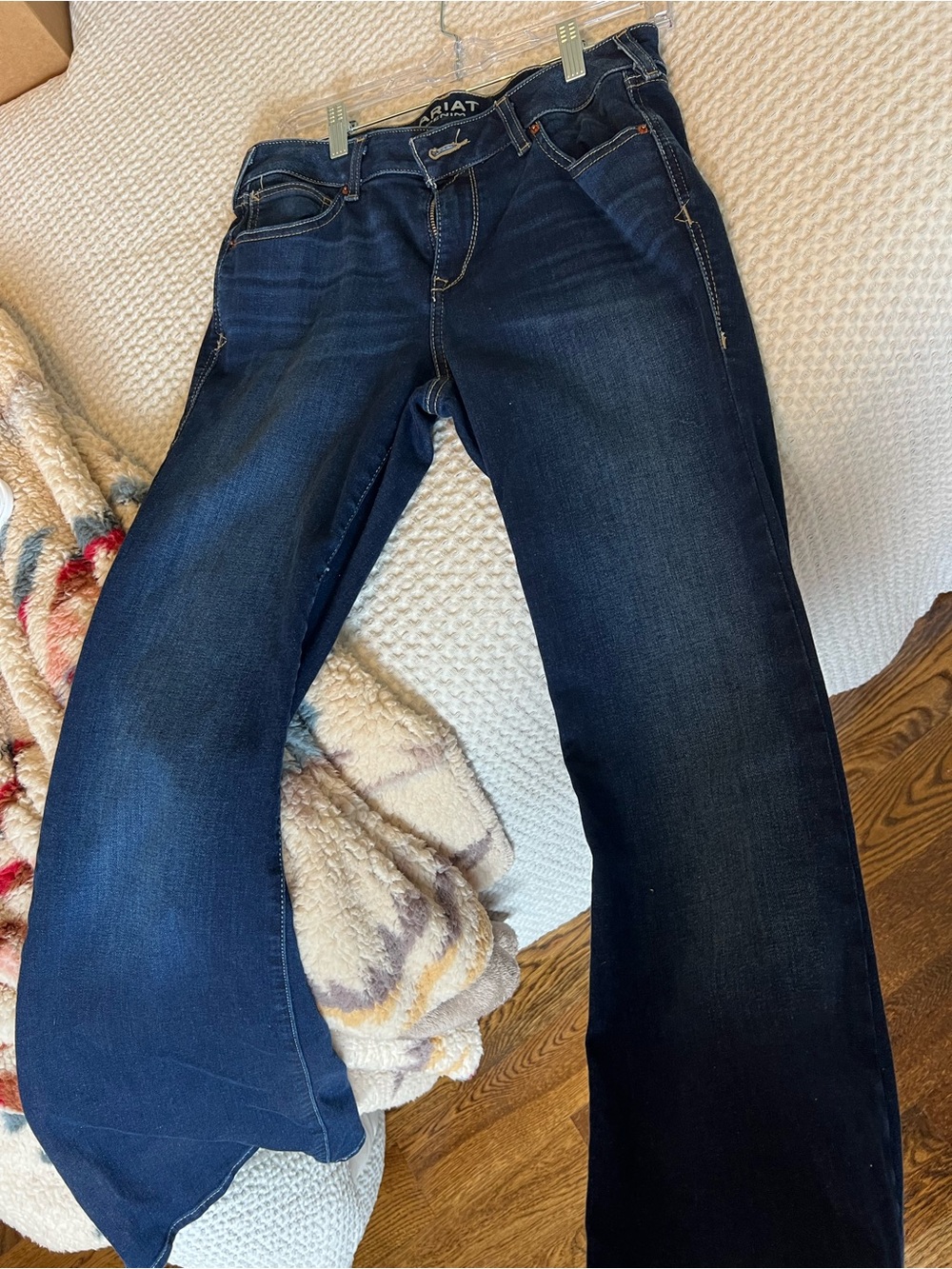 Ariat Women's Dark Indigo Wide Leg Jeans
